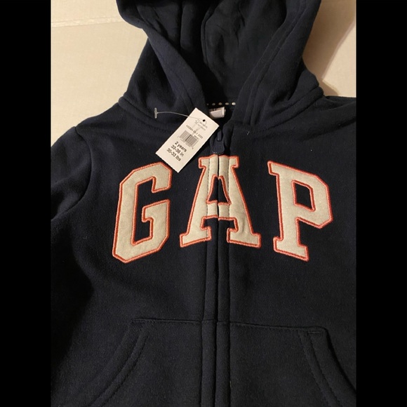 Gap Toddler Girls Logo Hoodie Sweater Size 2 Years - Picture 7 of 7